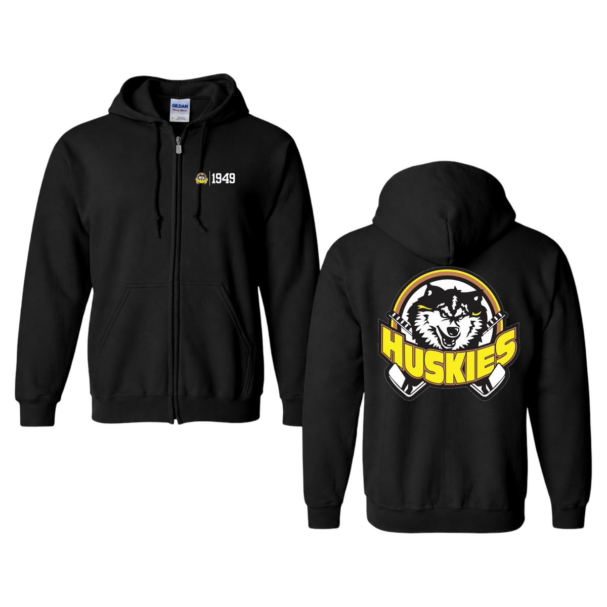 Huskies 1942 Zip Up Hoodie