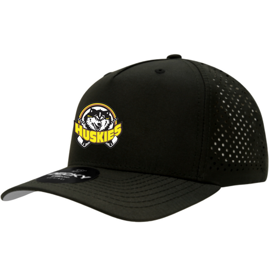 The Curved Brim Perforated SnapBack Hat