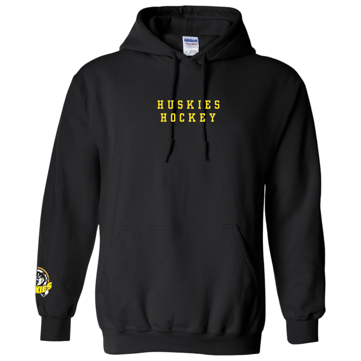 Huskies Hockey Hoodie with Customizable Player Autograph