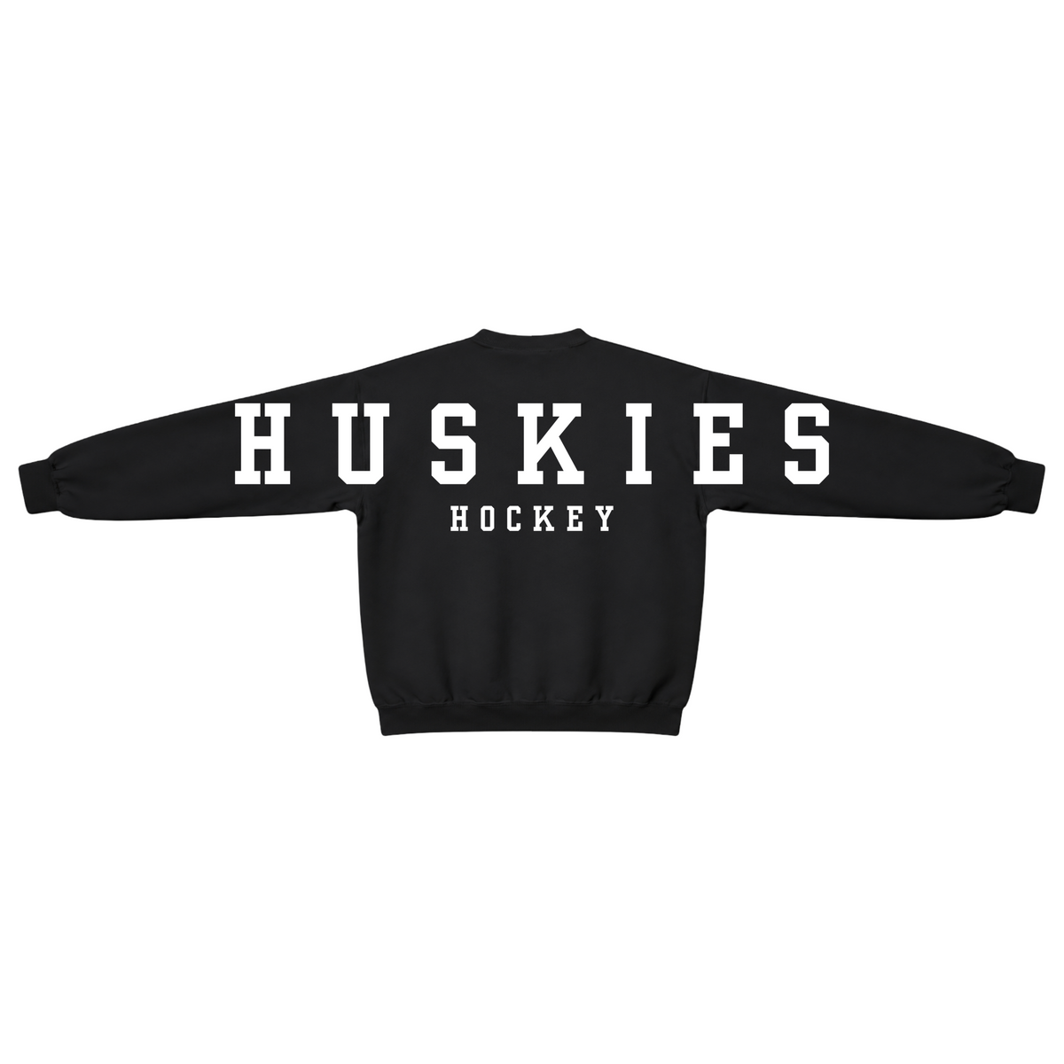 Unisex Huskies Hockey Crew with Customizable Autograph