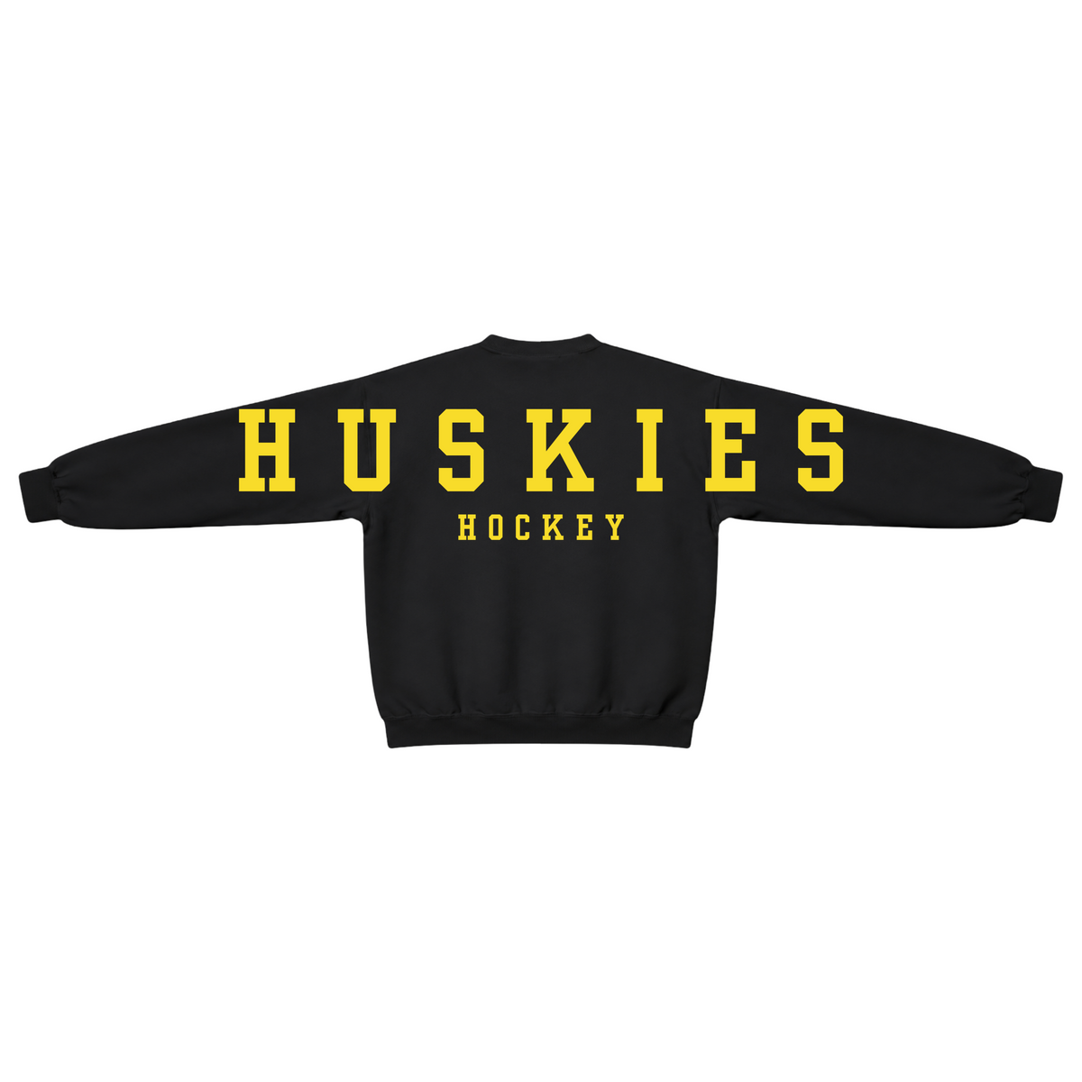 Unisex Huskies Hockey Crew with Customizable Autograph
