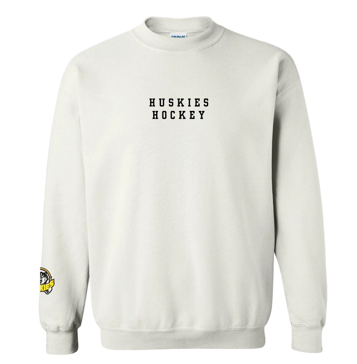Unisex Huskies Hockey Crew with Customizable Autograph
