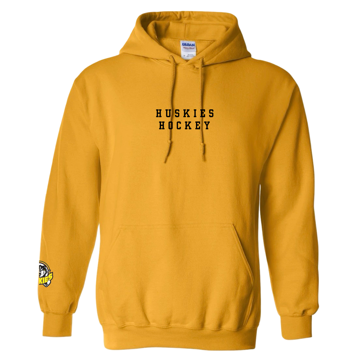 Huskies Hockey Hoodie with Customizable Player Autograph
