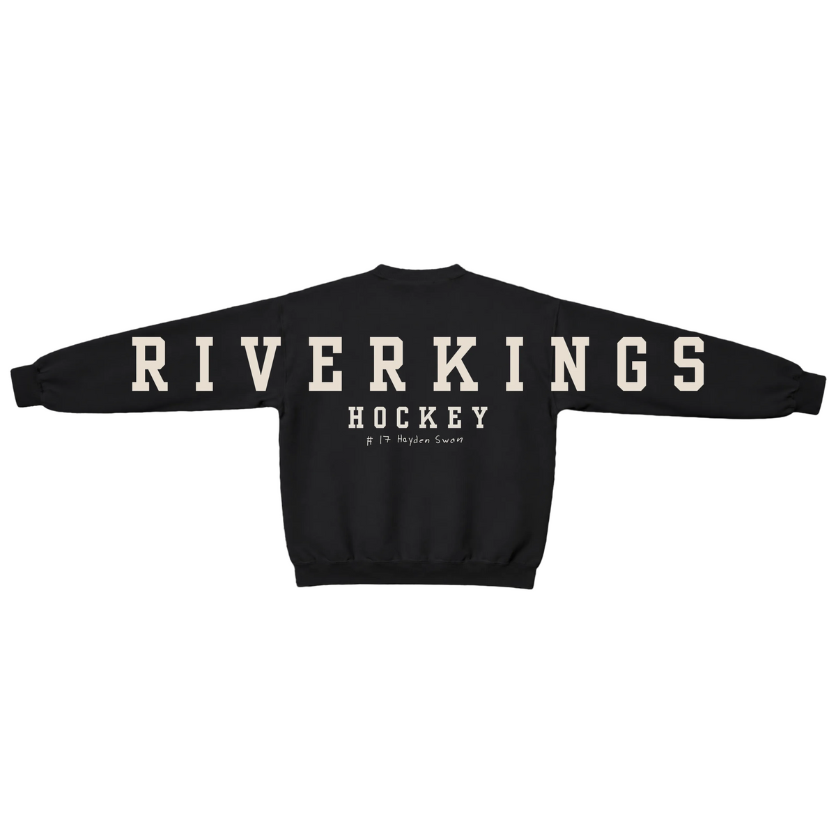 Unisex River Kings Hockey Crew with Customizable Autograph