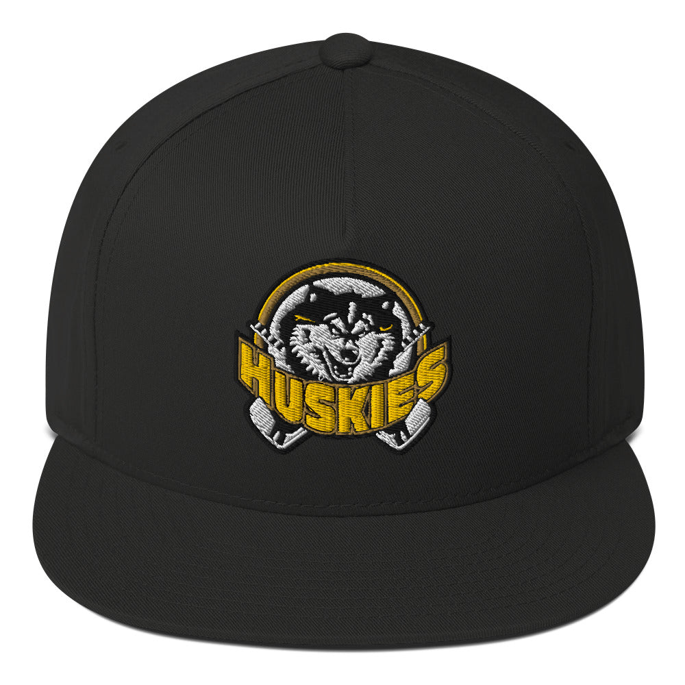 Huskies Flat Brim Hat