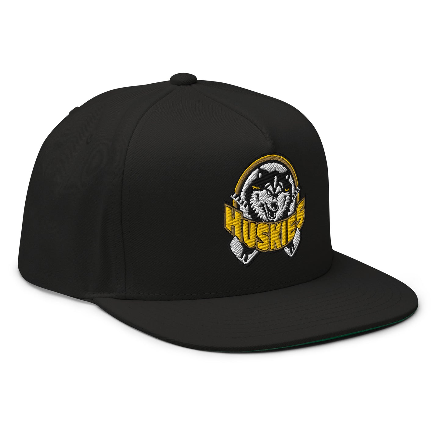 Huskies Flat Brim Hat